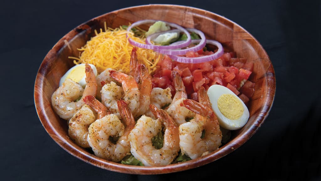 GRILLED JUMBO SHRIMP SALAD